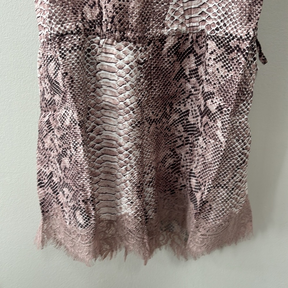 Gold Hawk 💯 Silk Python Romper - Picture 3 of 11